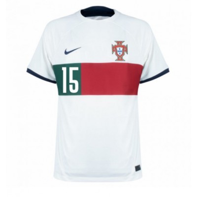 Fotbalové Dres Portugalsko Rafael Leao #15 Venkovní MS 2022 Krátký Rukáv